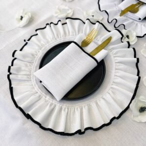IKLIM SHINE BLACK DETAIL PLACEMAT